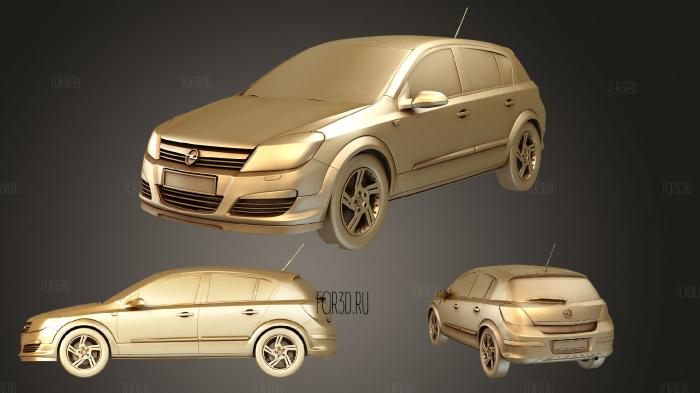 Opel Astra 2007 stl model for CNC